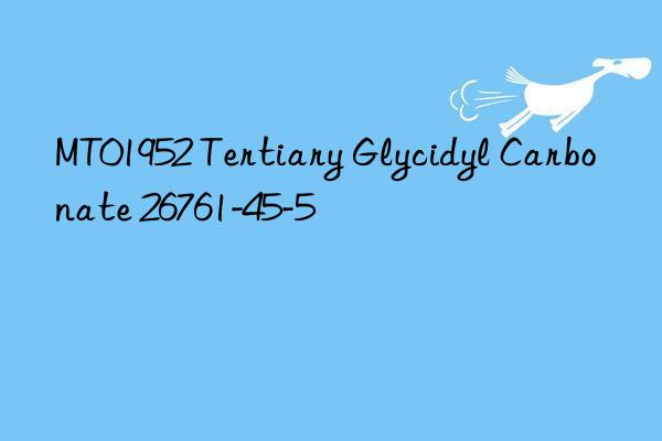 MT01952 Tertiary Glycidyl Carbonate 26761-45-5