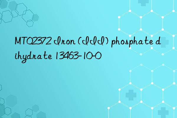 MT02372 Iron (III) phosphate dihydrate 13463-10-0