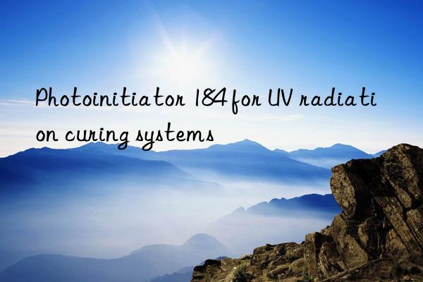 Photoinitiator 184 for UV radiation curing systems