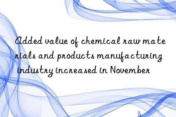 Added value of chemical raw materials and products manufacturing industry increased in November