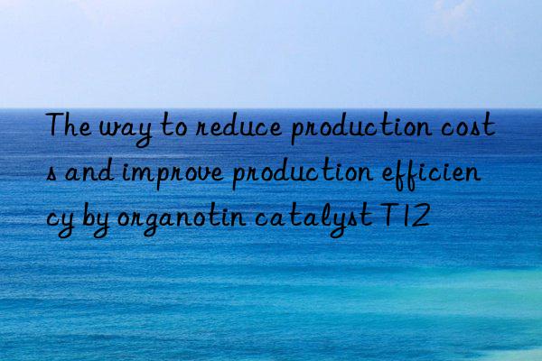 The way to reduce production costs and improve production efficiency by organotin catalyst T12