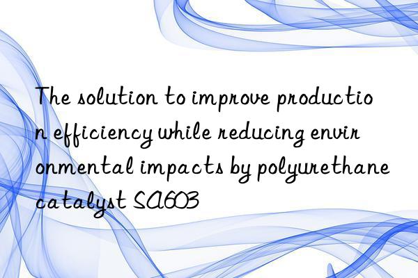 The solution to improve production efficiency while reducing environmental impacts by polyurethane catalyst SA603