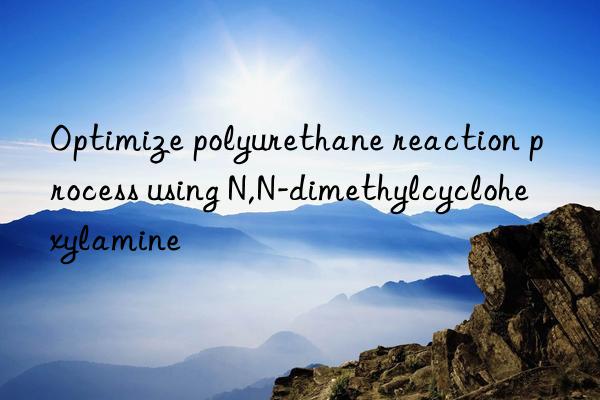 Optimize polyurethane reaction process using N,N-dimethylcyclohexylamine