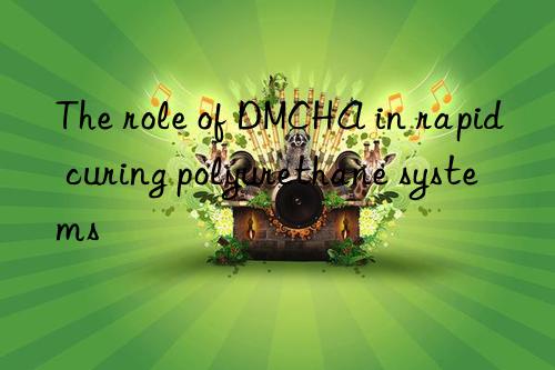 The role of DMCHA in rapid curing polyurethane systems