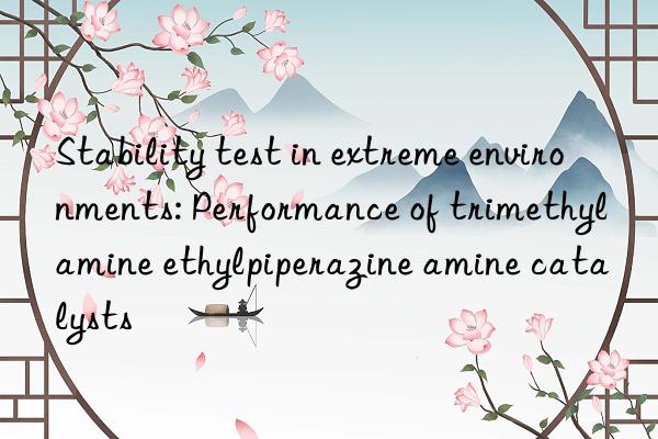 Stability test in extreme environments: Performance of trimethylamine ethylpiperazine amine catalysts