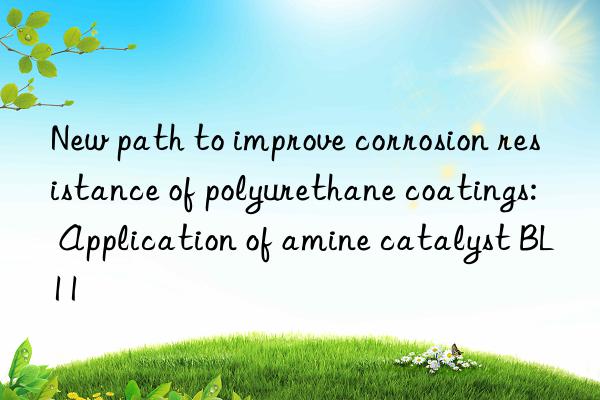 New path to improve corrosion resistance of polyurethane coatings: Application of amine catalyst BL11