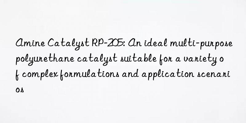 Amine Catalyst RP-205: An ideal multi-purpose polyurethane catalyst suitable for a variety of complex formulations and application scenarios