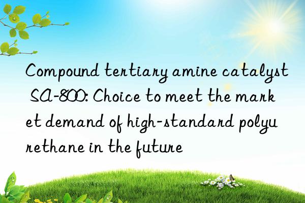 Compound tertiary amine catalyst SA-800: Choice to meet the market demand of high-standard polyurethane in the future