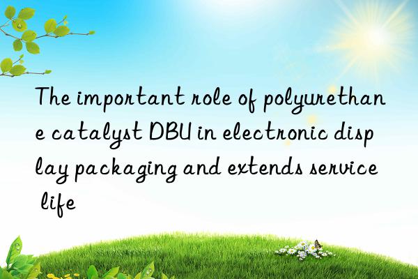 The important role of polyurethane catalyst DBU in electronic display packaging and extends service life