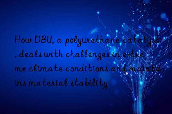 How DBU, a polyurethane catalyst, deals with challenges in extreme climate conditions and maintains material stability