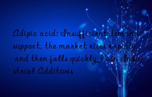 Adipic acid: Insufficient demand support, the market rises rapidly and then falls quickly_Kain Industrial Additives