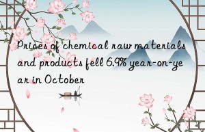 Prices of chemical raw materials and products fell 6.9% year-on-year in October