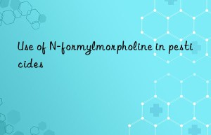 Use of N-formylmorpholine in pesticides