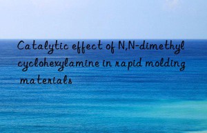 Catalytic effect of N,N-dimethylcyclohexylamine in rapid molding materials