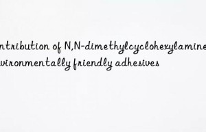 Contribution of N,N-dimethylcyclohexylamine to environmentally friendly adhesives