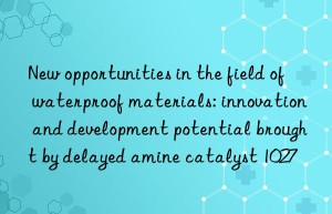 New opportunities in the field of waterproof materials: innovation and development potential brought by delayed amine catalyst 1027