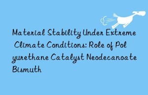 Material Stability Under Extreme Climate Conditions: Role of Polyurethane Catalyst Neodecanoate Bismuth