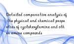 Detailed comparative analysis of the physical and chemical properties of cyclohexylamine and other amine compounds