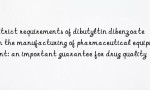 Strict requirements of dibutyltin dibenzoate in the manufacturing of pharmaceutical equipment: an important guarantee for drug quality