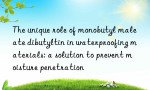 The unique role of monobutyl maleate dibutyltin in waterproofing materials: a solution to prevent moisture penetration