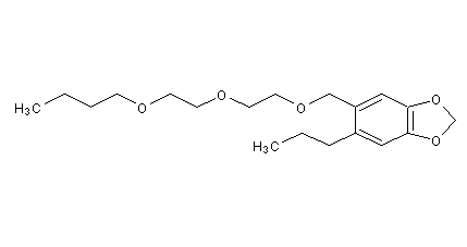 Structural formula of synergistic ether