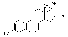 Estriol structural formula