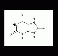 Uric acid structural formula