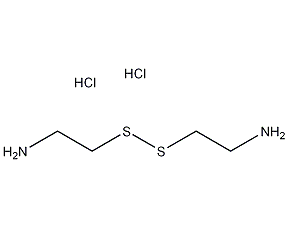 Cystamine dihydrochloride structural formula