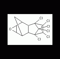 Endrin structural formula