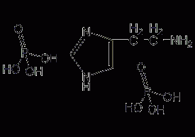 Histamine phosphate structural formula