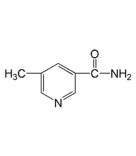 5-methylnicotinic acid amide structural formula