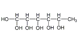 Sorbitol structural formula