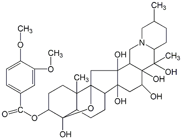 Veratrum structural formula