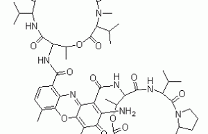 Actinomycin D structural formula