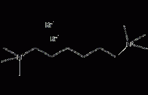 Hexamethylammonium bromide structural formula