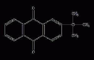 2-tert-butylanthraquinone structural formula