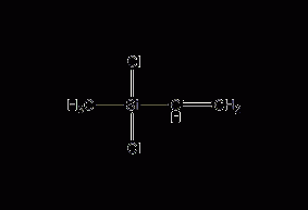 Methyl vinyl dichlorosilane structural formula