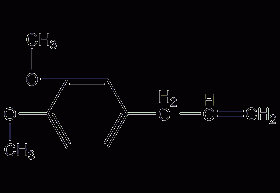 Methyl eugenol structural formula