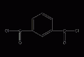 Isophthaloyl chloride structural formula