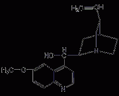 Quinidine structural formula