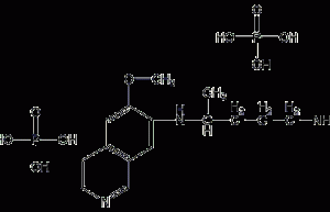 Primaquine diphosphate structural formula