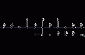 Tributyl citrate structural formula