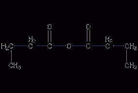 Butyric anhydride structural formula