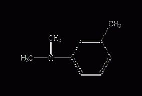 N,N-dimethyl m-toluidine structural formula