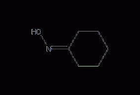 Cyclohexanone oxime structural formula