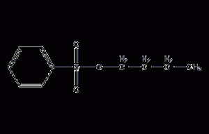 Structural formula of n-butyl benzenesulfonate