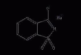 Saccharin sodium structural formula