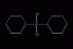 Diphenyldichlorosilane structural formula