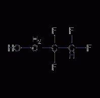 2,2,3,3-tetrafluoro-1-propanol structural formula