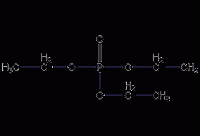 Triethyl phosphate structural formula